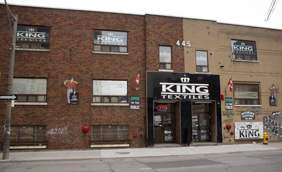 king's textiles, toronto