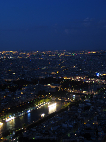 river seine at night