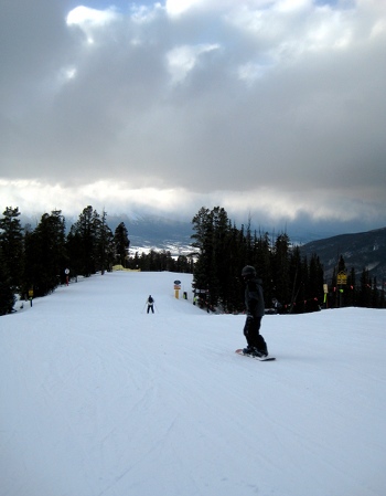 andy snowboarding
