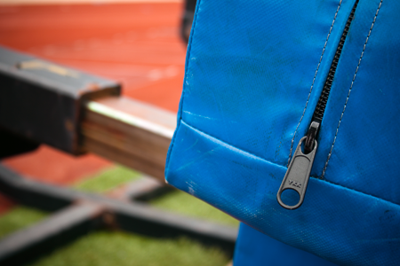 zippers and blue