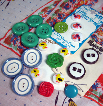 vintage buttons