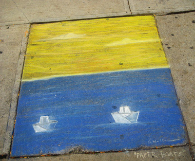 chalk boats chalk boats