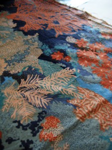 coral reef fabric