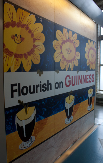 flourish on Guinness: advertisement with flowers (day 14 of the 30 day photo challenge: flowers) flourish on Guinness: advertisement with flowers (day 14 of the 30 day photo challenge: flowers)