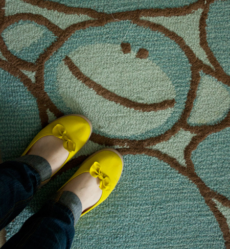 tinkerbell chartreuse flats (day 15 of the 30 day photo challenge: my shoes)