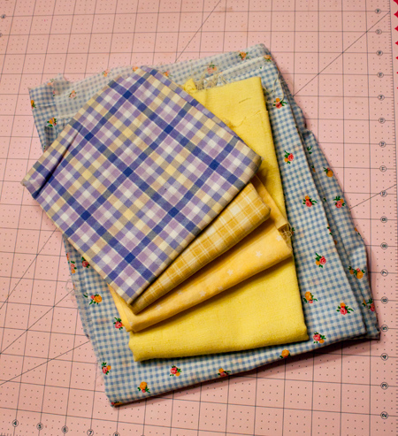 day 3 of fabric giveaway week: yellows & plaids