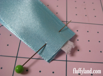 Fluffyland Ribbon Headband Tutorial - pinned