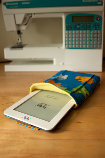 custom-made kobo case with elephants