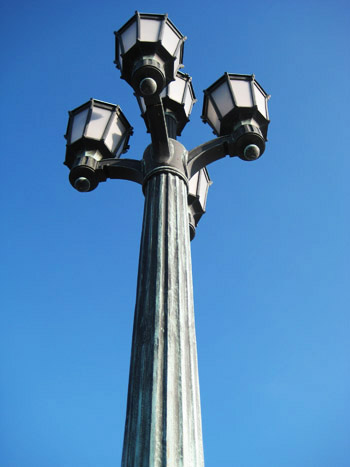lamppost and sky