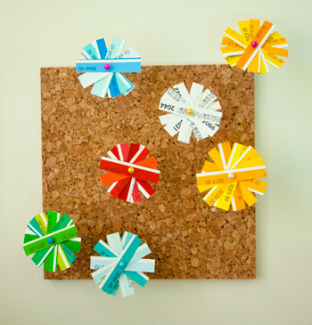 paint chip daisies: a quick creative fix for your tuesday paint chip daisies: a quick creative fix for your tuesday