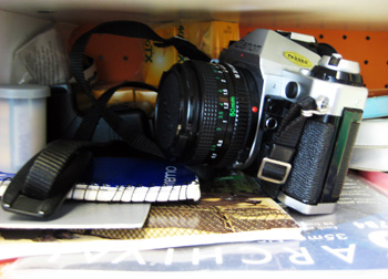 photography shelf