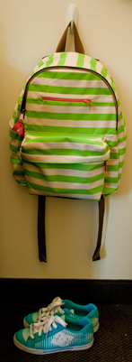 beautiful backpack & back-to-school shoes