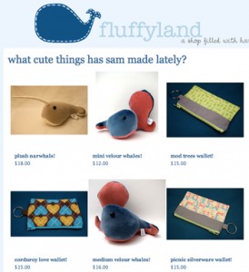 brand new, redesigned fluffyland shop