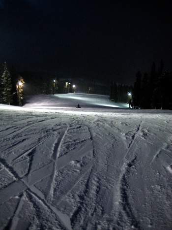 snowy hill
