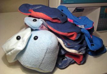 pile of flat whales