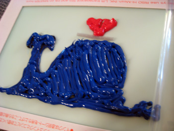 gocco whale, all inky